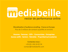 Tablet Screenshot of mediabeille.com